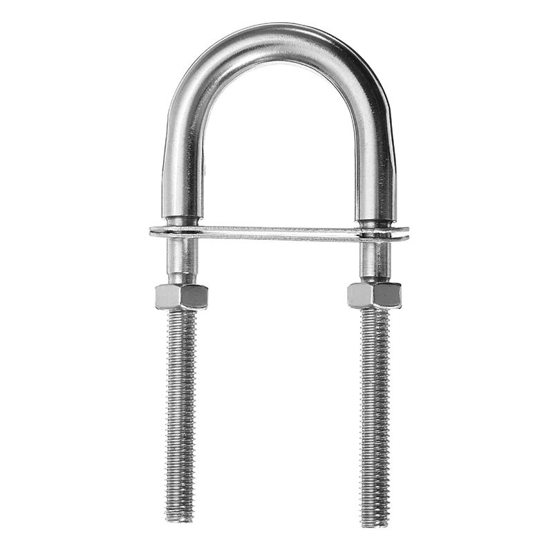 Bu lông inox hình chữ U M6 304 kèm đai ốc bằng thép không gỉ