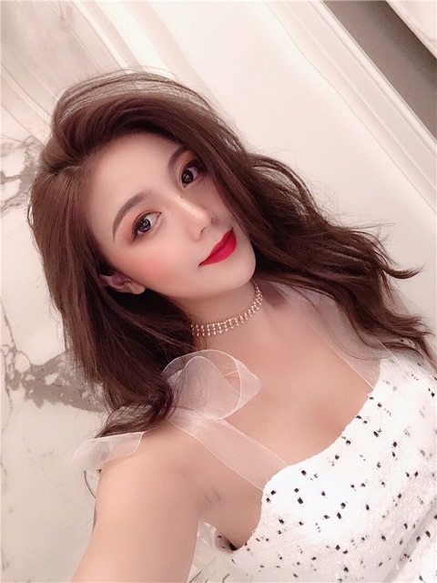 Váy dạ tweed 2 dây buộc nơ