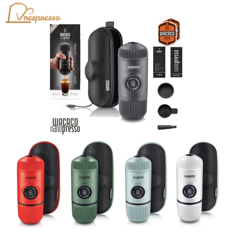 (Quà Tặng Trị Giá 699K) - Dụng cụ pha cà phê Espresso cầm tay Wacaco Nanopresso - Máy pha cà phê du lịch