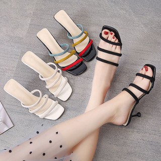 Dép guốc nữ màu trơn gợi cảm thời trang mùa hè