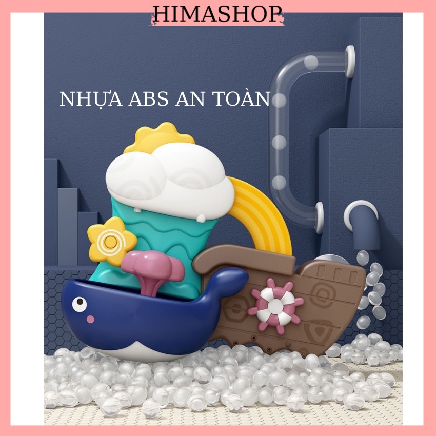 Bộ Đồ Chơi Nhà Tắm, Phòng Tắm Cho Bé Cá Voi Phun Nước HIMASHOP H029