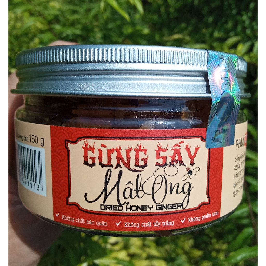 GỪNG SẤY MẬT ONG CAO CẤP PHÚC AN 150g Giúp ngủ ngon, tăng cường hệ miễn dịch