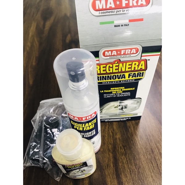 Bộ hóa chất phục hồi đèn pha REGENERA HEADLIGHT RESTORATION KIT