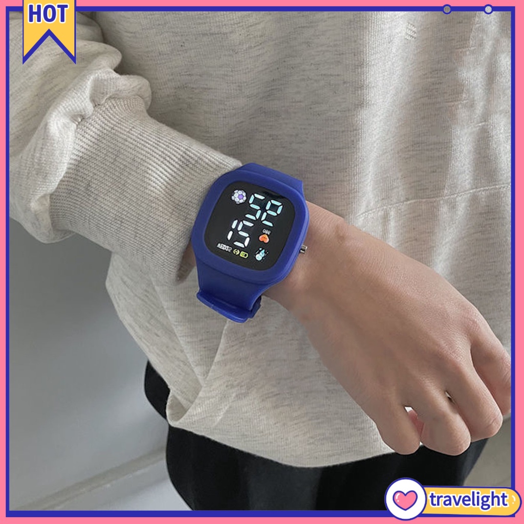 Đồng Hồ Đeo Tay Điện Tử Chống Sốc Chống Mòn Dành Cho Học Sinh
