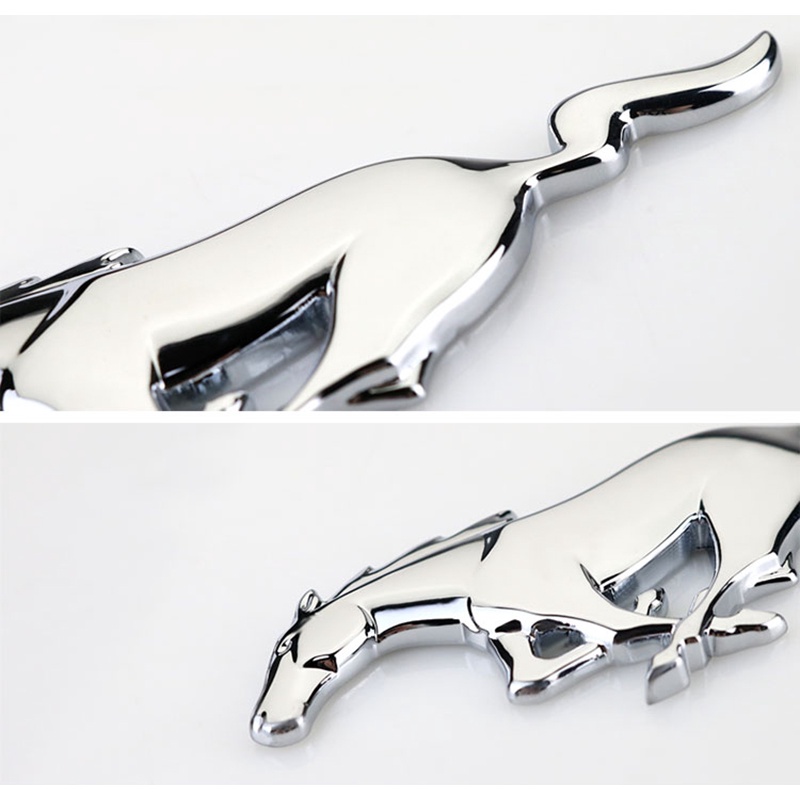 1 Cặp Huy Hiệu Kim Loại Trang Trí Thân Xe Hơi Ford Mustang Shelby ST 3D Chất Lượng Cao