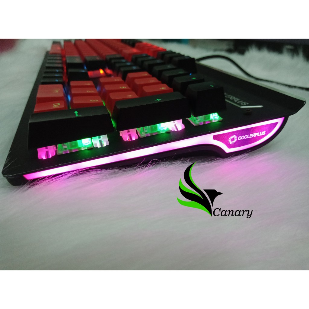 Bàn phím cơ Coolerplus với keycap xuyên led