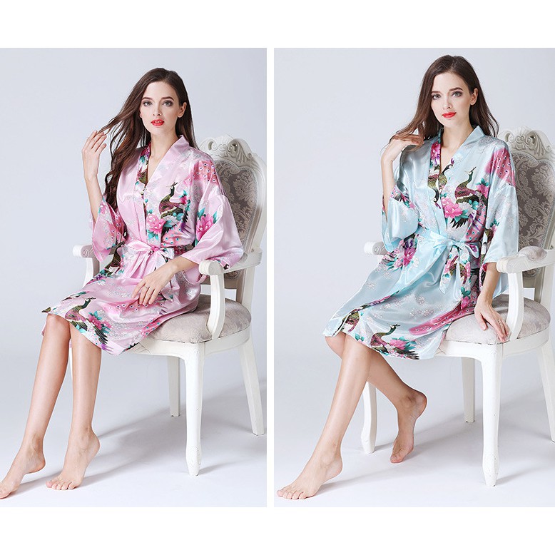 [promotion] Victoria's Secret long robe bathrobe female Japanese pajamas