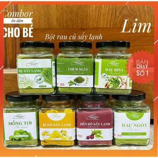 (BÁN CHẠY) BỘT RAU CỦ CHO BÉ ĂN DẶM (LỌ 150G)