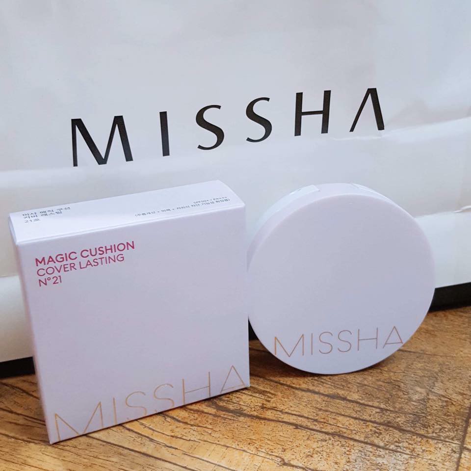 Phấn Nước Kiềm Dầu Missha M Magic Cushion Cover Lasting SPF50+ PA+++Tone 21 (mẫu mới)