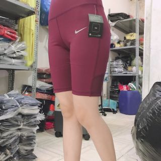Quần ngố lưng cao phối lưới