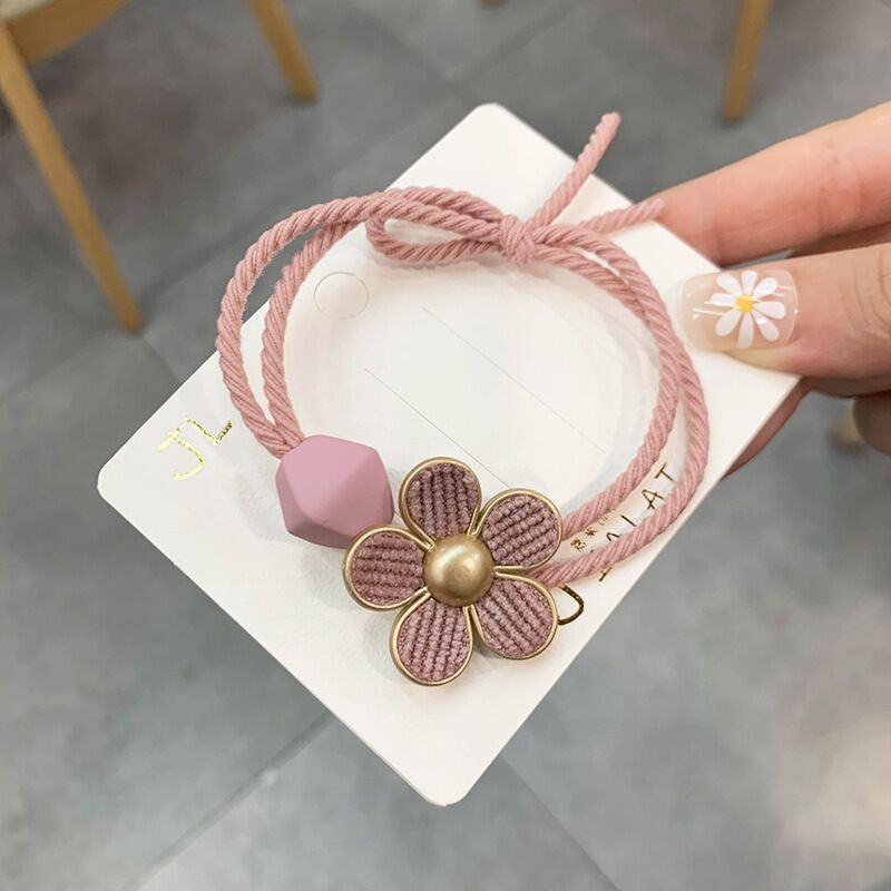 Dây buộc tóc cài tóc DIY dễ thương handmade cho bạn gái bé gái Phong cách Hàn Quốc