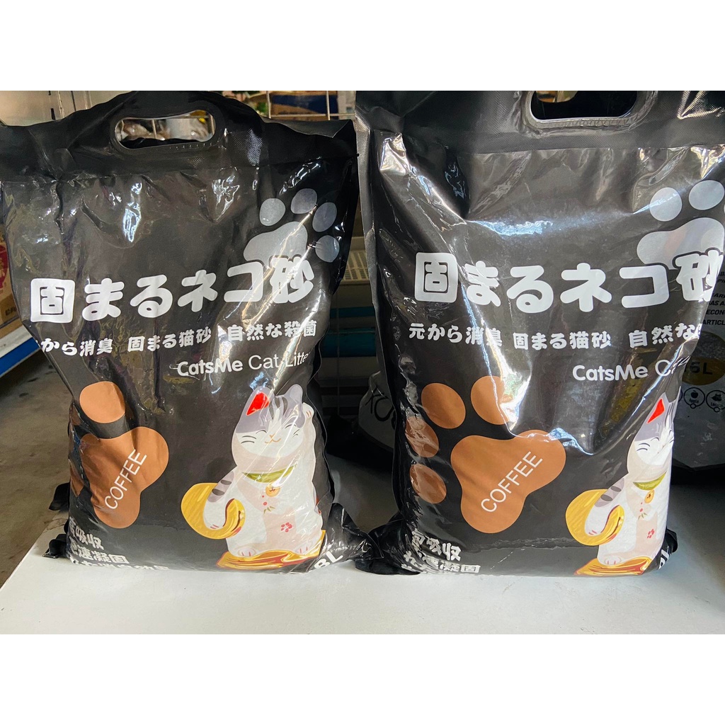 CÁT NHẬT ĐEN 8L DÀNH CHO MÈO - MÙI CAFE