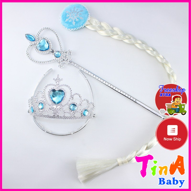 Phụ kiện elsa anna cho bé gái hóa trang công chúa E151
