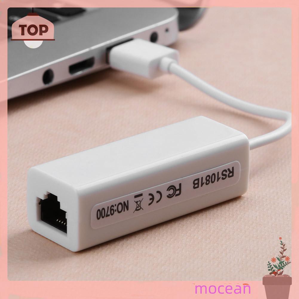 Bộ Chuyển Đổi Usb 2.0 Sang Rj45 Lan Ethernet 10 / 100mbps Win7 Cho Máy Tính