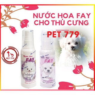 Nước Hoa Fay (hương En-Rosely, hương Coolcheery) 90ml - Thơm dịu, lưu hương cho chó mèo