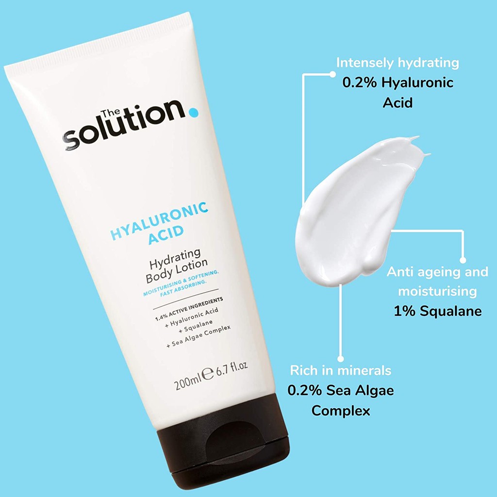 [TOP 1 SHOPEE] Dưỡng thể sáng da, giảm mụn, chống lão hóa The Solution Body Lotion 200ml (Bill Anh)