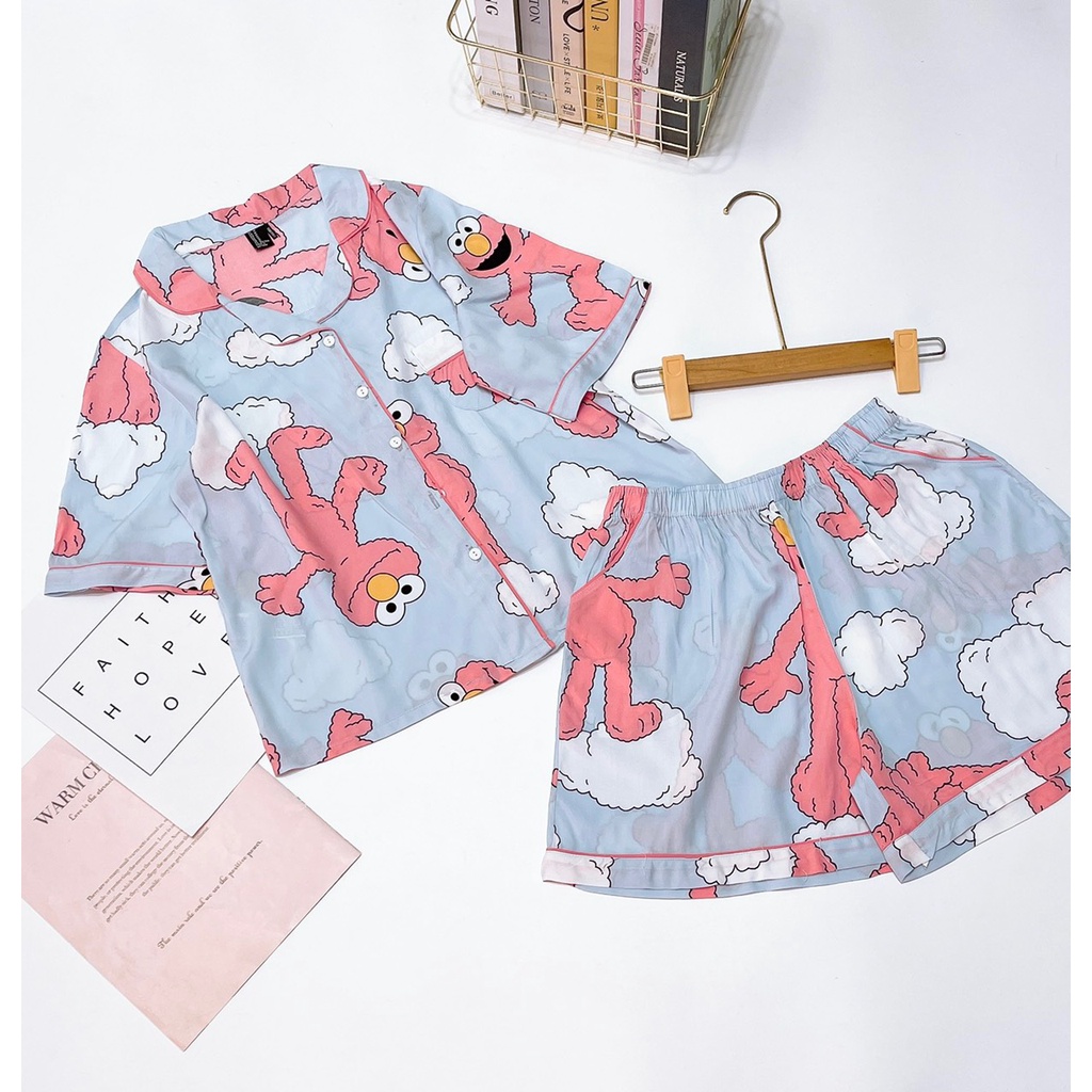Đồ bộ Pyjama đùi vải tole babydoll F21 (42-68kg)