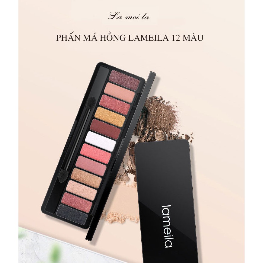 [FREESHIP TỪ 50K] Bảng phấn mắt Lameila 12 màu Play Color Eyes | BigBuy360 - bigbuy360.vn