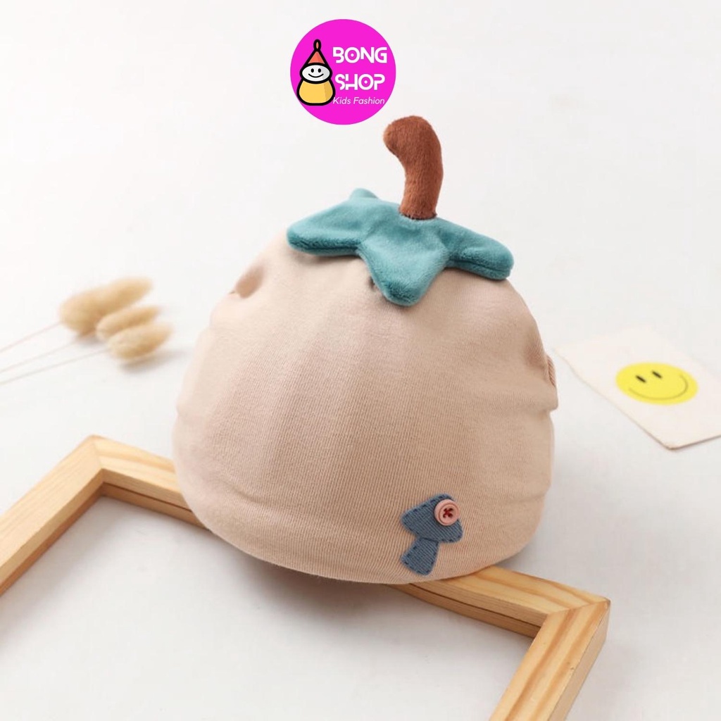 Mũ Len cao cấp hình quả táo cho bé sơ sinh 0t - 12 tháng