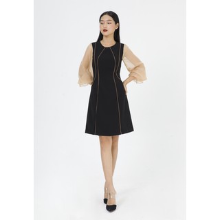 De Leah - Đầm ôm A can tay bồng - Thời trang thiết kế
