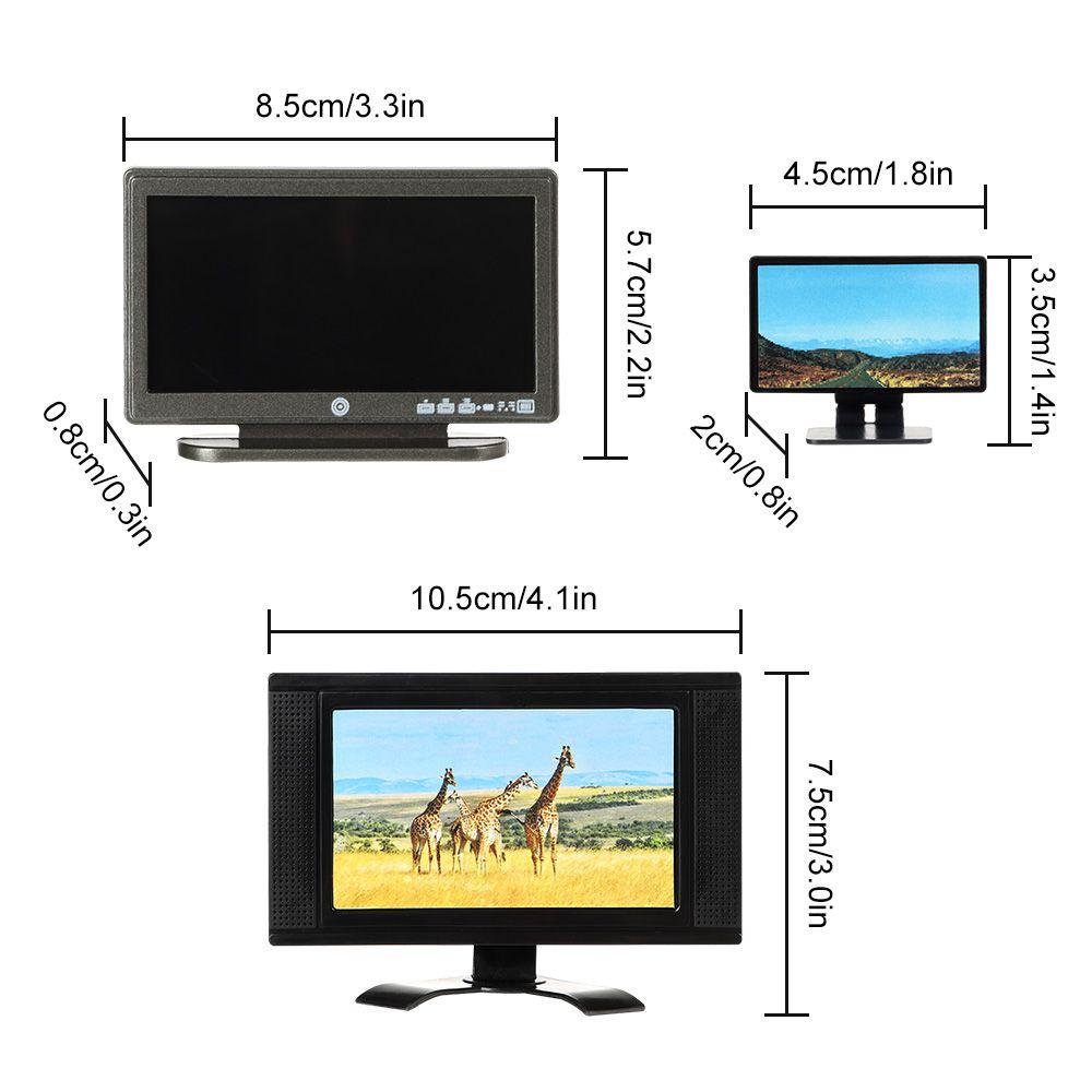 Mô Hình Tv Nội Thất Có Điều Khiển Từ Xa Cho Nhà Búp Bê