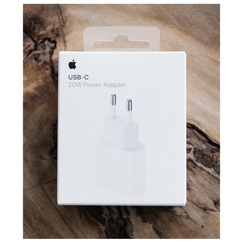 Bộ Cáp Sạc iPhone 12 Pro Max PD 20W Chân Tròn EU Nguyên Seal Full Box Chuẩn Apple Sạc Cực Nhanh - Bảo hành 12 tháng