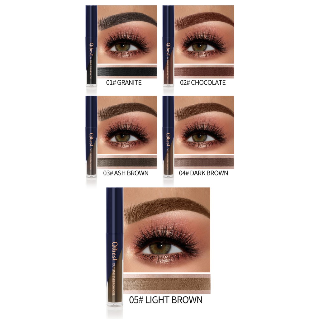 Gel nhuộm lông mày QIBEST màu tự nhhiên không thấm nước 25g | BigBuy360 - bigbuy360.vn