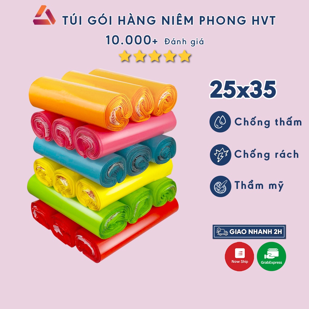 [RẺ VÔ ĐỊCH]Túi đóng hàng niêm phong HVT size 25*35