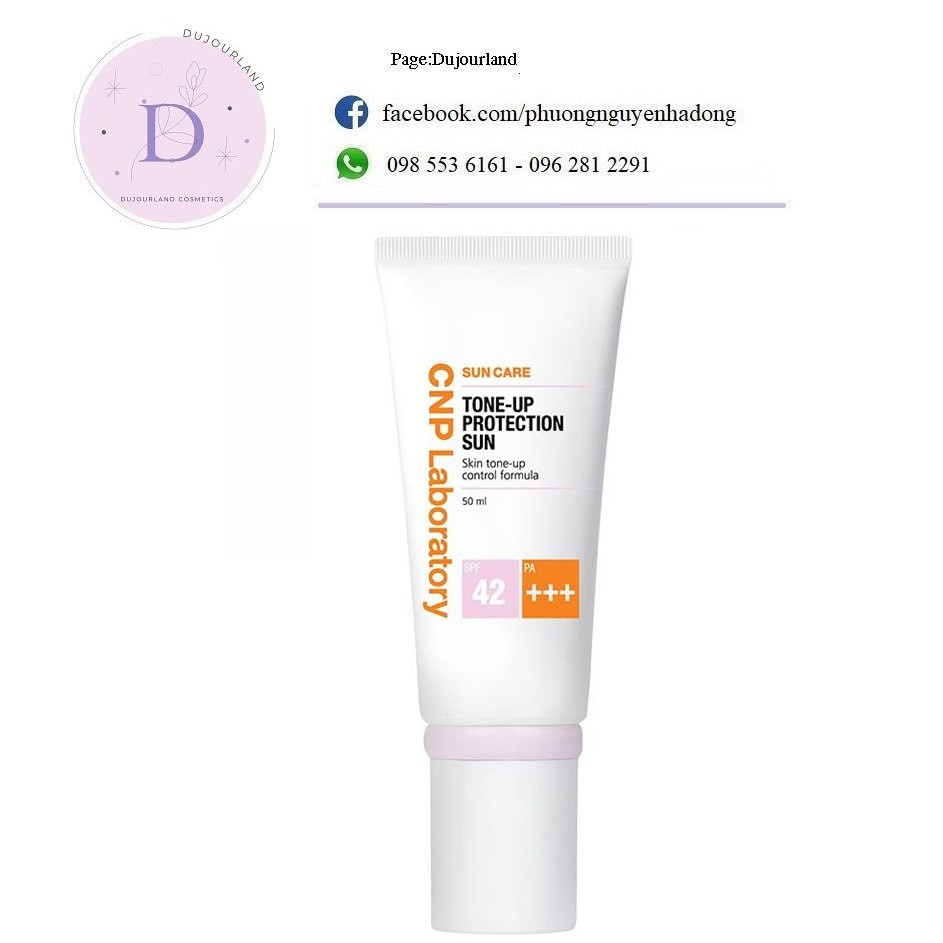 [DUTY FREE ] Kem chống nắng #CNP #Laboratory Tone-Up Protection Sun SPF42/PA+++
