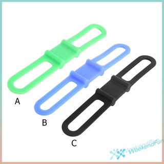 Kẹp giữ đèn pin bằng silicone dạng dây quấn xe đạp