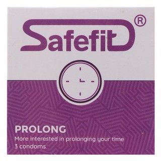 Bao cao su SafeFit ProLong (hộp 3)