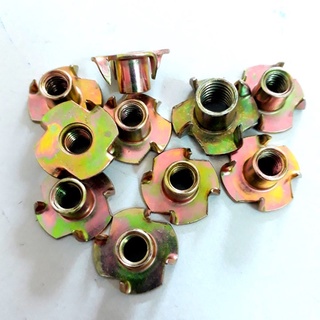Tán chấu bắt gỗ bịch 100 con , tán chấu bắt gỗ m5 , m6, m8 ốc tán chấu