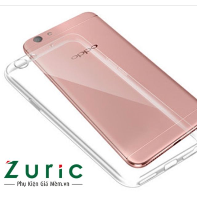 Ốp lưng dẻo silicon trong suốt oppo F1s