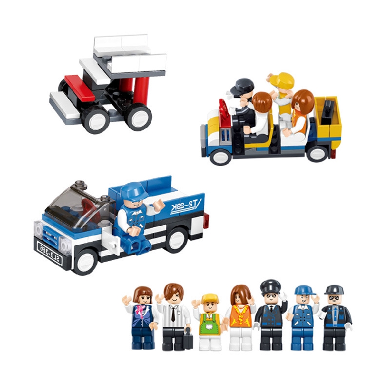 Set đồ chơi lắp ráp mô hình máy bay Airbus