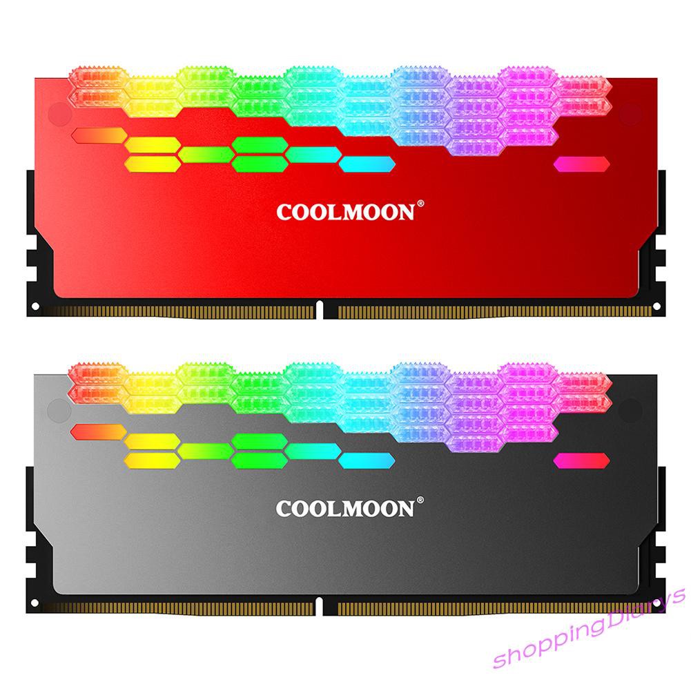 Quạt Tản Nhiệt Nhiều Màu Sắc Coolmoon Ra-2 Ram Cho Máy Tính