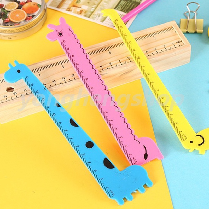 Thước đo hình hươu cao cổ dễ thương tiện dụng cho trẻ em học tập