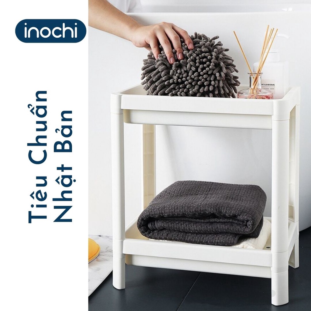 Giá Để Đồ Nhà Tắm INOCHI 4 Tầng Tiện Lợi, Kệ Nhựa Cao Cấp, Dễ Lắp Ráp