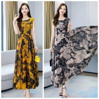 Đầm Maxi Họa Tiết Hoa Đi Biển Xinh Xinh BY4519