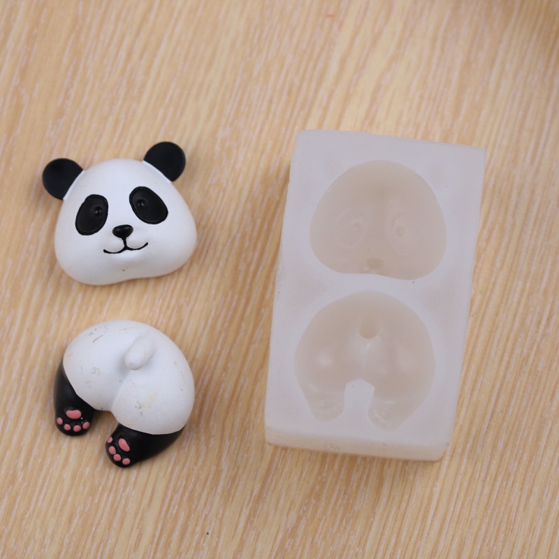 Khuôn Làm Sáp Thơm / Xà Phòng Handmade Bằng Silicone Hình Mông Hổ