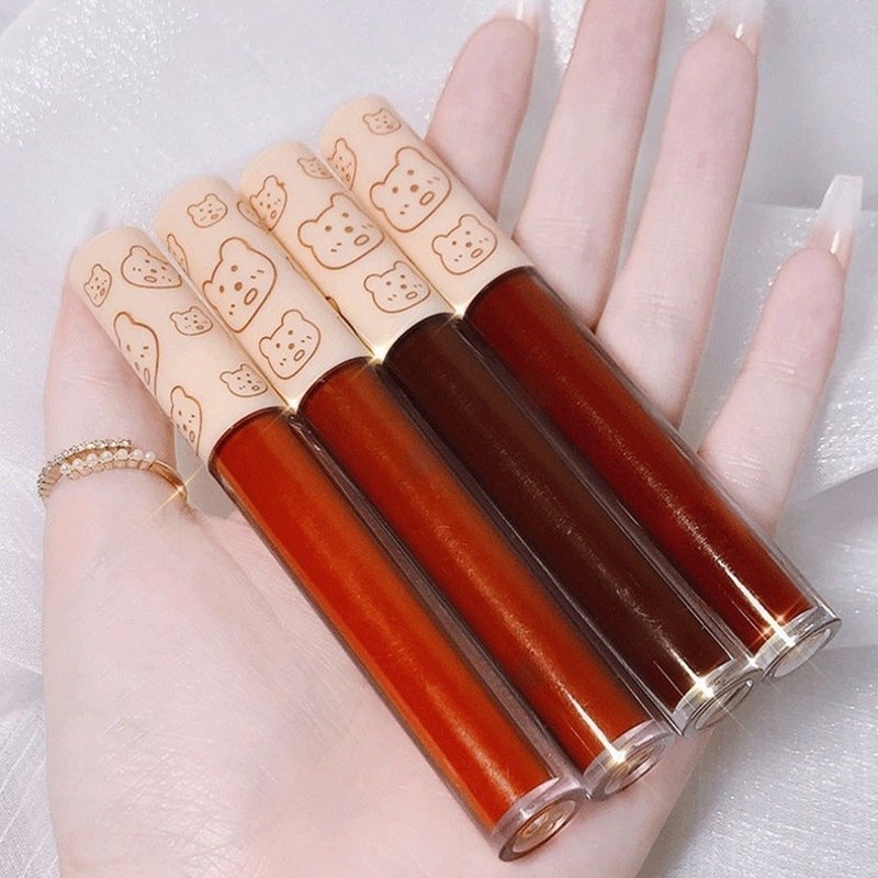 Son Môi NYXKISS 4 Màu Tùy Chọn Chống Nước Không Dính Cốc Tiện Dụng