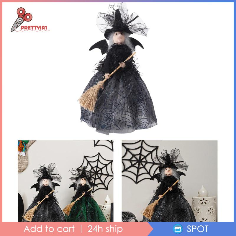 [Prettyia1] Búp Bê Phù Thủy Trang Trí Halloween / Giáng Sinh