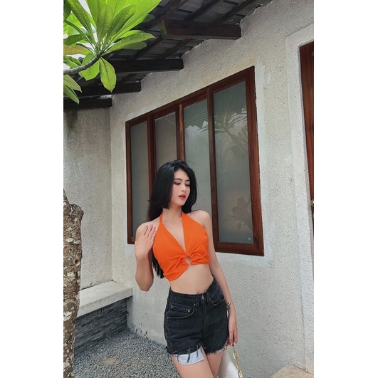 Áo yếm hoa (Ảnh/ clip shop chụp)