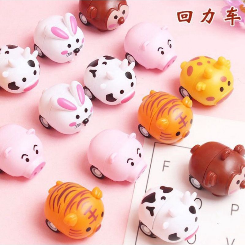 Set 10 Thú Con Dễ Thương Mini Chạy Cót,,,