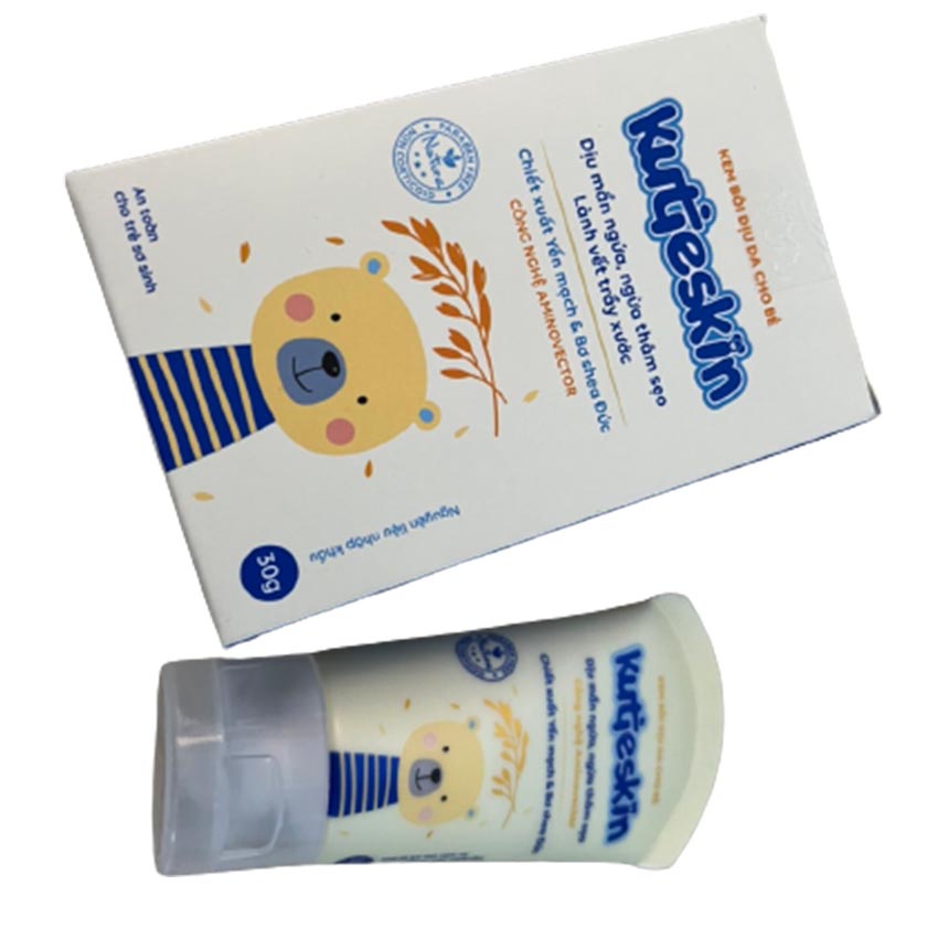 Kem Bôi Dịu Da Cho Bé Kutieskin 30g , ngừa thâm sẹo , Cvspharmacy