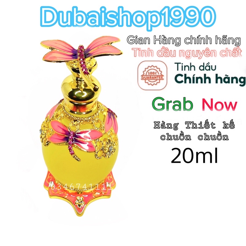 Tinh dầu nước hoa Dubai hàng thiết kế cao cấp chuồn chuồn cam