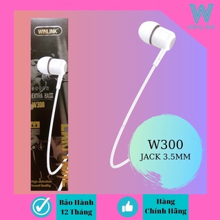 Tai Nghe Chính Hãng Winlink W300 (Samsung, Oppo, Vivo, Vsmart) - Jack 3.5MM