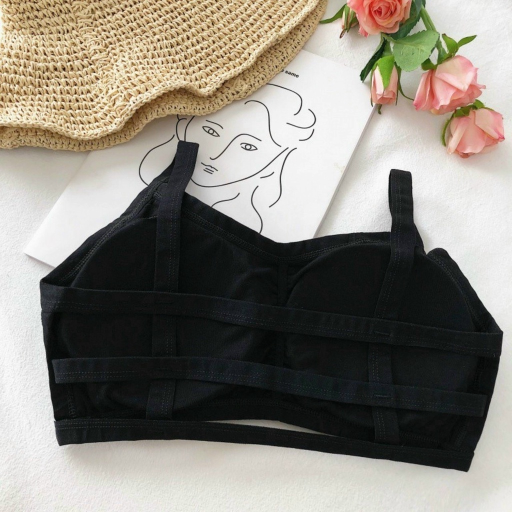 ❤️ LOẠI TỐT ❤️ áo NGỰC bra 3 dây định hình chất đẹp 2 MÀU ĐEN DA SL