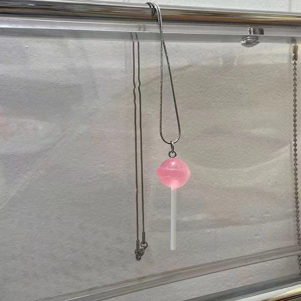 Vòng Cổ Choker Hình Kẹo Mút Màu Sắc Ngọt Ngào Thanh Lịch Phong Cách Hàn Quốc Cho Nữ