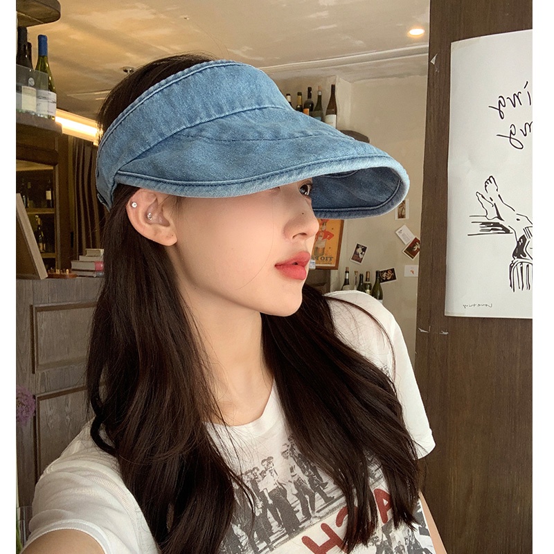 Mũ Cao Bồi Chống Nắng Hở Chóp Thoáng Khí Thời Trang Mùa Hè Cho Nữ