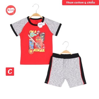 Quần áo bé trai yoyo hình Mc Queen -chó cứu hộ từ 10-24kg  - chất thu cotton 4 chiều - Tomchuakids